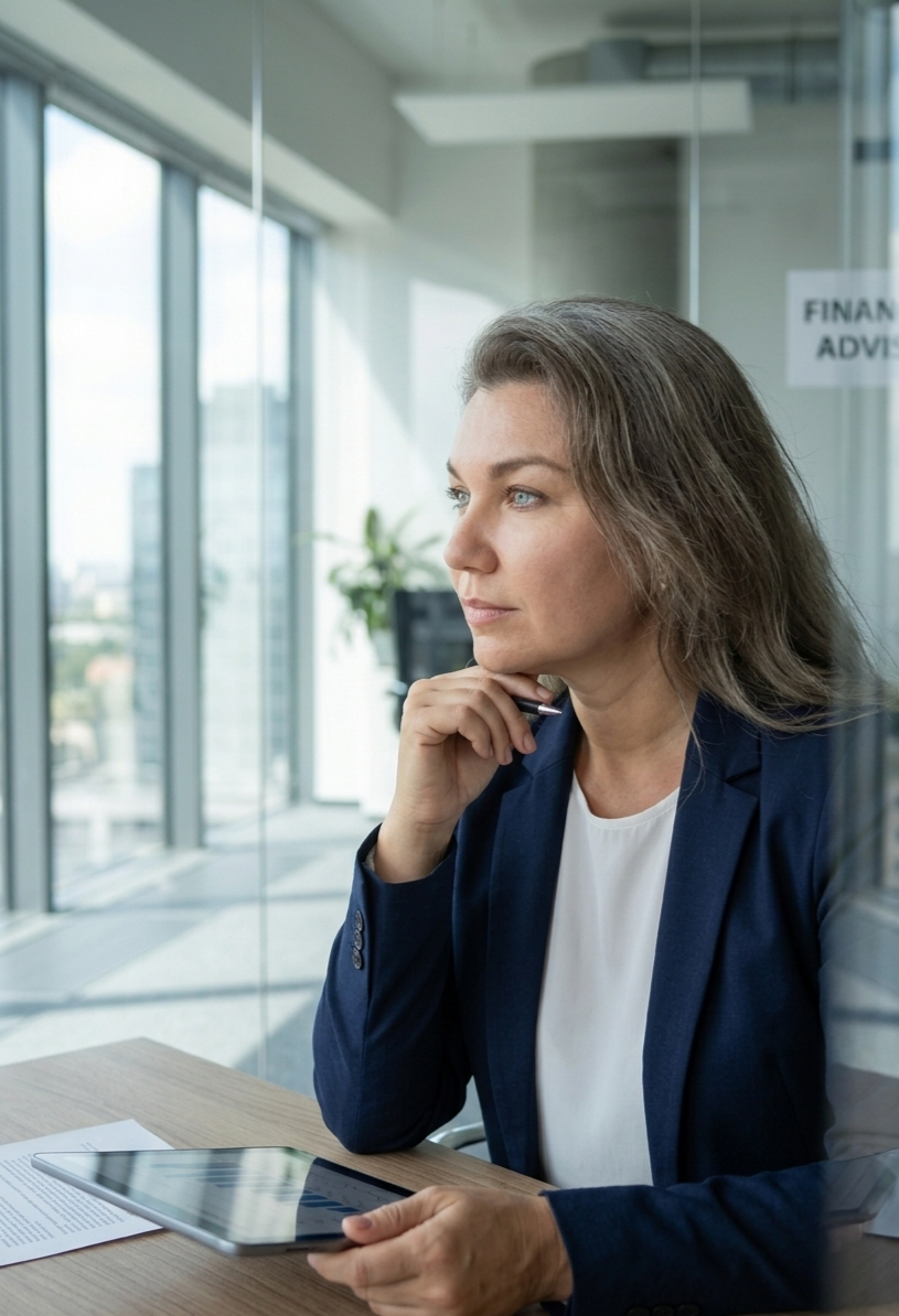 Barbara Pusiarska podczas pracy z klientem